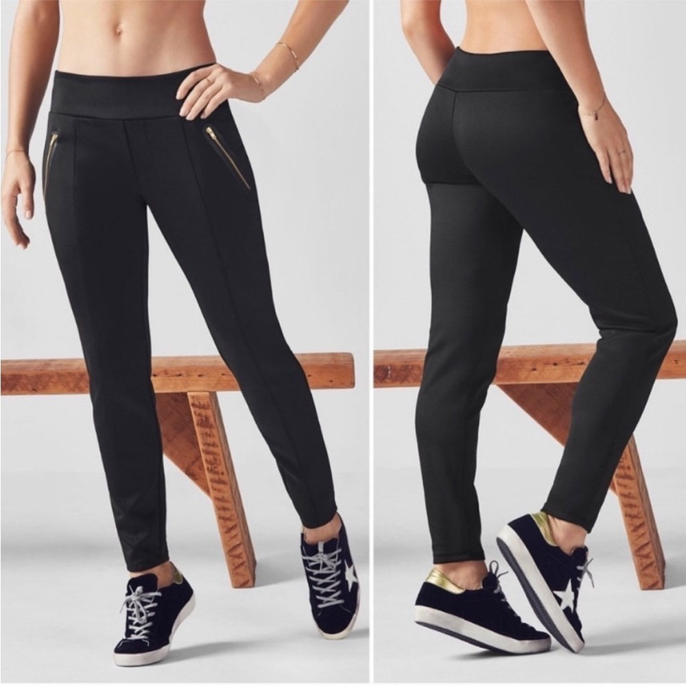 FABLETICS | Black Anzu Tregging Skinny Leggings Pants M
